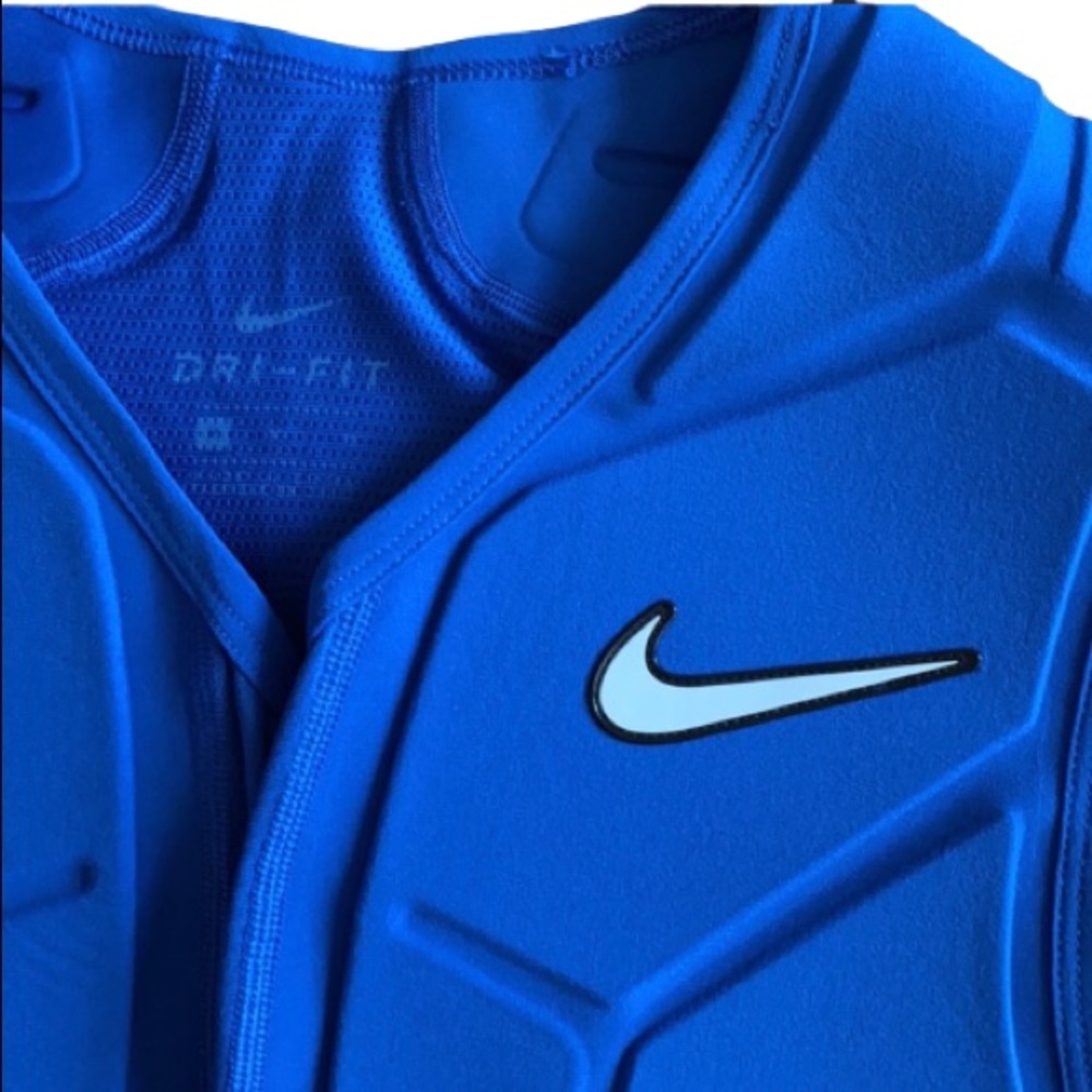 NIKE NEW Pro Vapor Speed 2 Sleeveless Padded Football Top Blue MSRP $70 - Picture 5 of 8